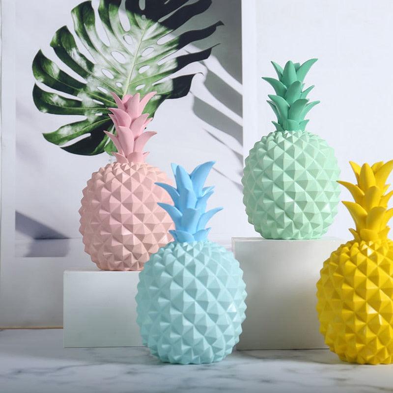 Pineapple Geometric Resin Decor