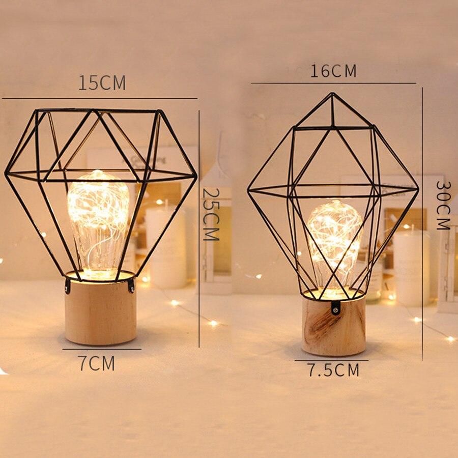 Wesley Wire Geometric Table Lamp