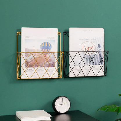 Geometric Wall Mount Rack Storage Holders Shelf