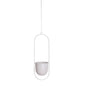 Hanging Metal Oval Planter