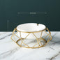 Geometric Ceramic Tray Home Decoration