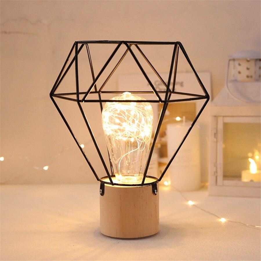 Wesley Wire Geometric Table Lamp