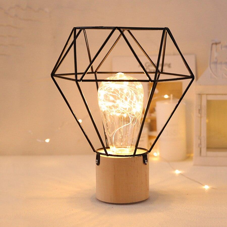 Wesley Wire Geometric Table Lamp