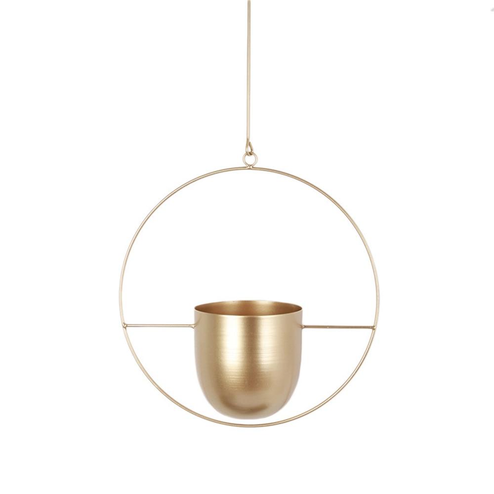 Hanging Metal Oval Planter