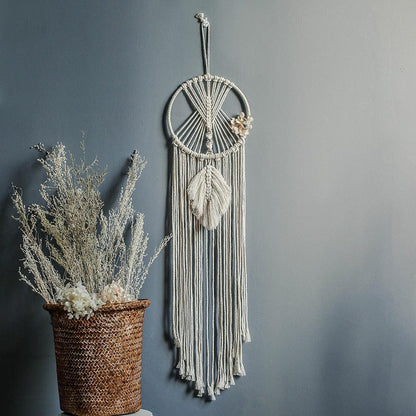 Macrame Leaf Art Home Decor