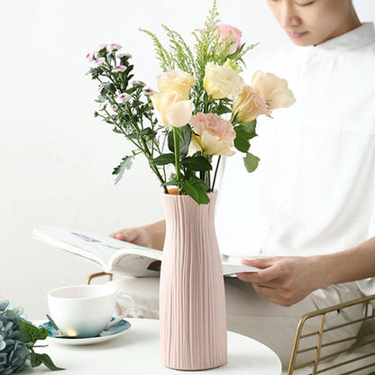 Plastic Vase Home Decor Flower Vase