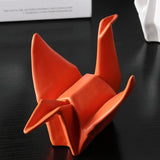 Bird Statue Abstract Ceramic Origami Animal Sculpture