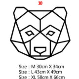 Nordic Geometric Animals Vinyl Wall Stickers