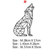 Nordic Geometric Animals Vinyl Wall Stickers