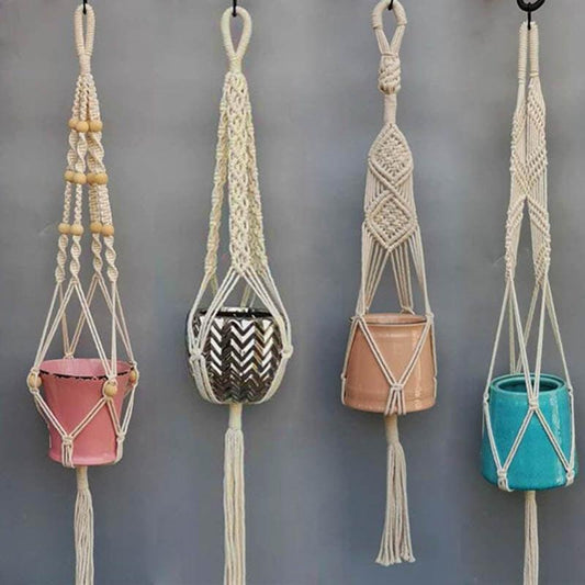 Macramé Hanging Pot Holder