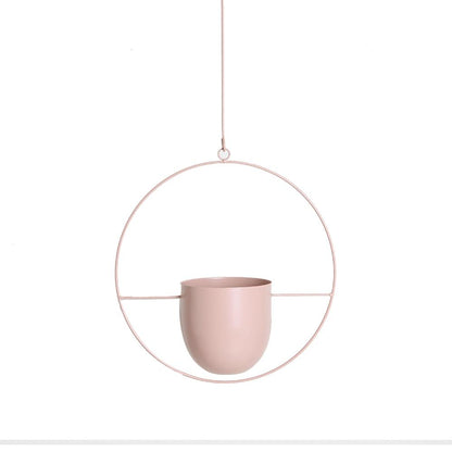 Hanging Metal Oval Planter