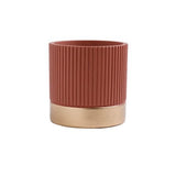 Ceramic Plant Decor Round Cylinder Pot