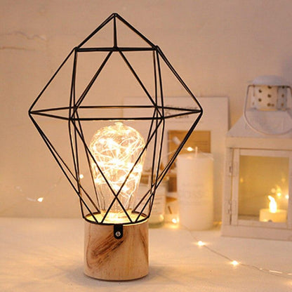 Wesley Wire Geometric Table Lamp