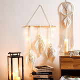 Macrame Leaf Wall Art