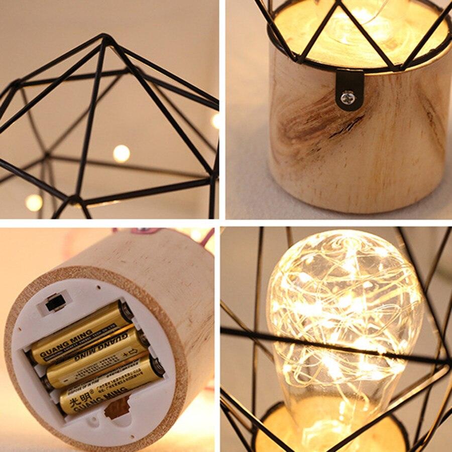 Wesley Wire Geometric Table Lamp