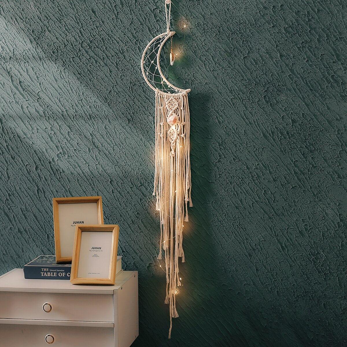 Macrame Leaf Art Home Decor