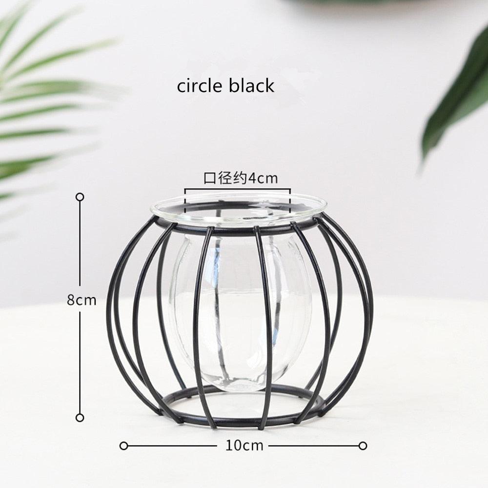 Geometric Plant Holder Mini Metal Tabletop