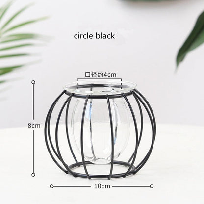 Geometric Plant Holder Mini Metal Tabletop