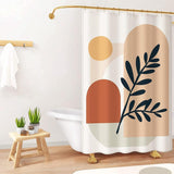 Boho Style Shower Curtains Modern Bath Curtain