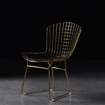 Modern Wire Chair with Seat Pad